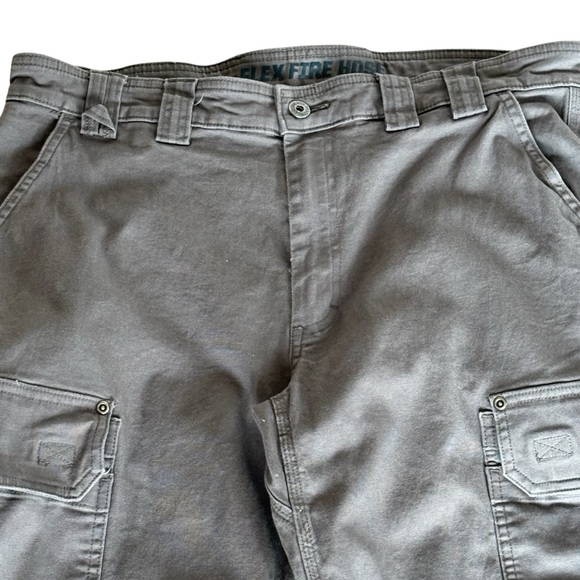 Duluth Flex Firehose Gray Cargo Pants 36x30 - Picture 6 of 15